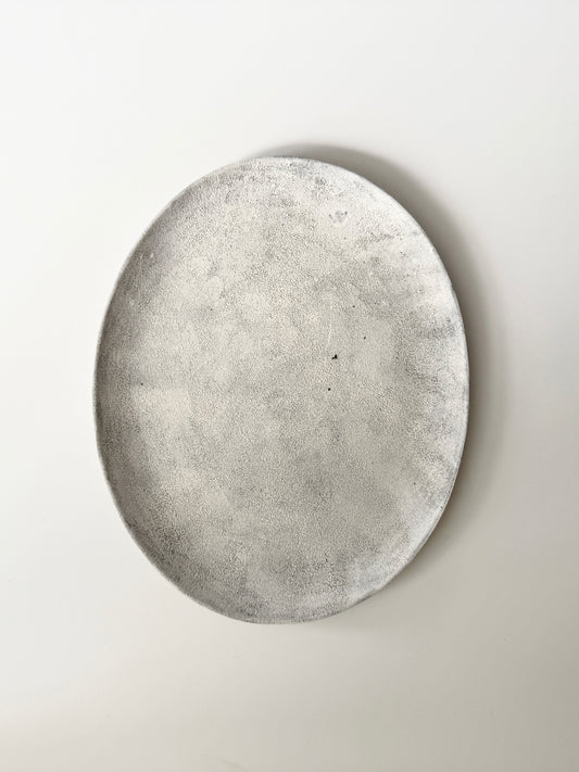 Mutsumi Ohashi (大橋睦) Unglazed Oval Plate