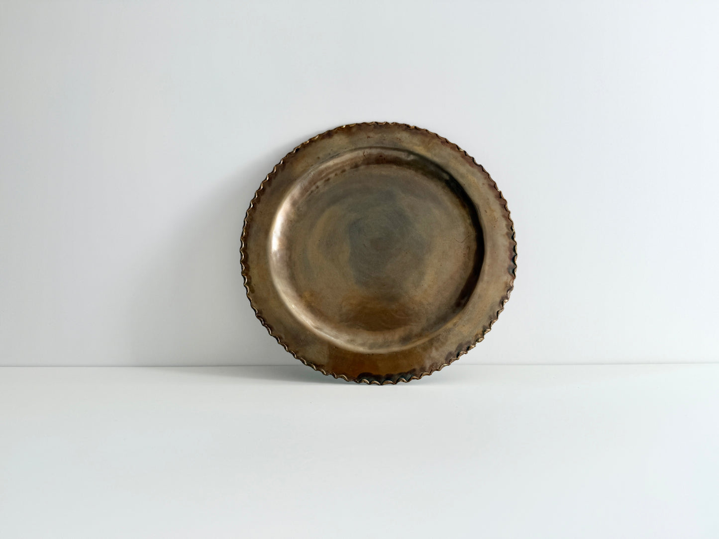 Nagako Fujita (藤田永子) Handmade Brass Dessert Plate