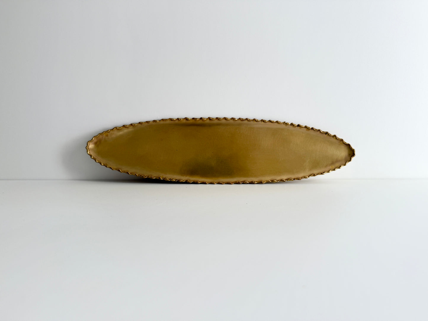 Nagako Fujita (藤田永子) Artisanal Brass Oval Plate