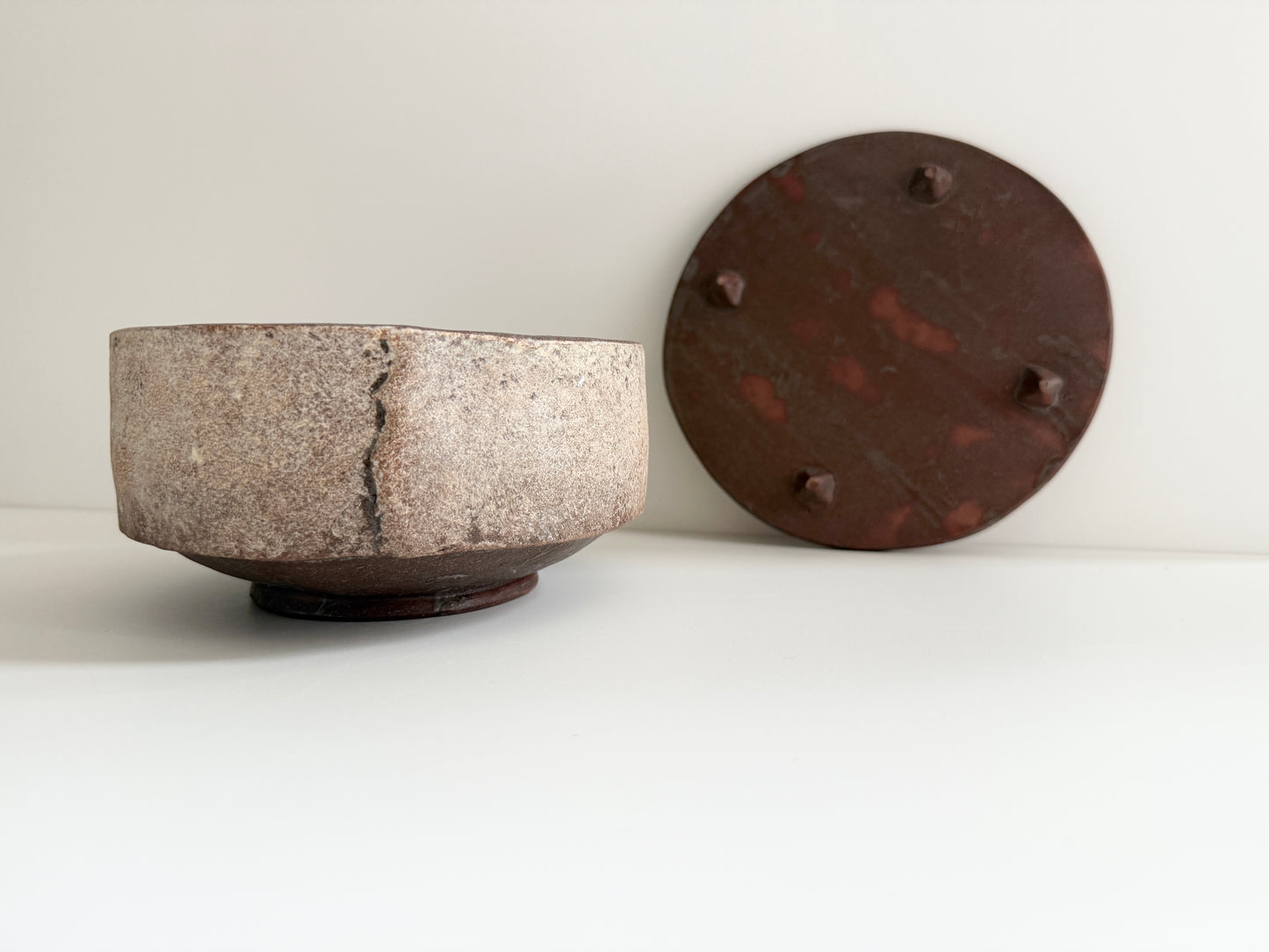 Taeko Kjihara (梶原妙子) Handmade Small Lidded Bowl