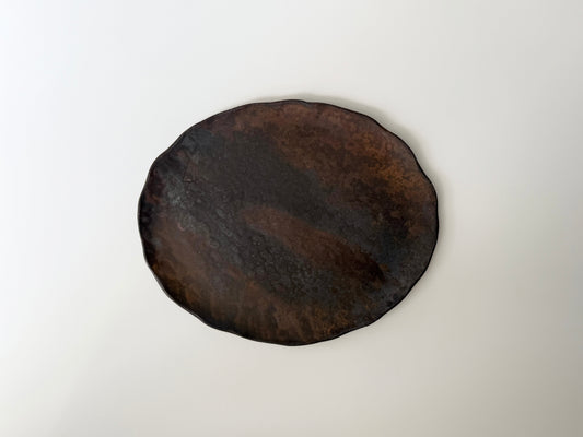 Minoru Haga (芳賀稔) Artisanal Oval Plate
