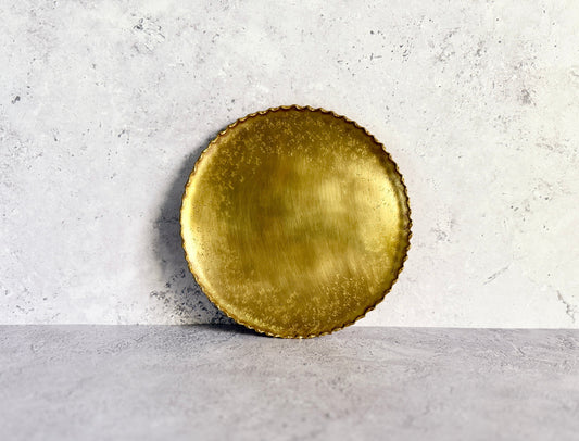 Nagako Fujita (藤田永子) Handmade Brass Deseigned Plate
