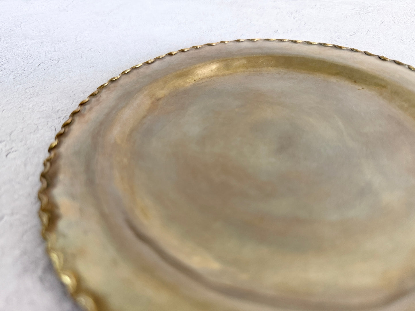Nagako Fujita (藤田永子) Handmade Brass Dessert Plate