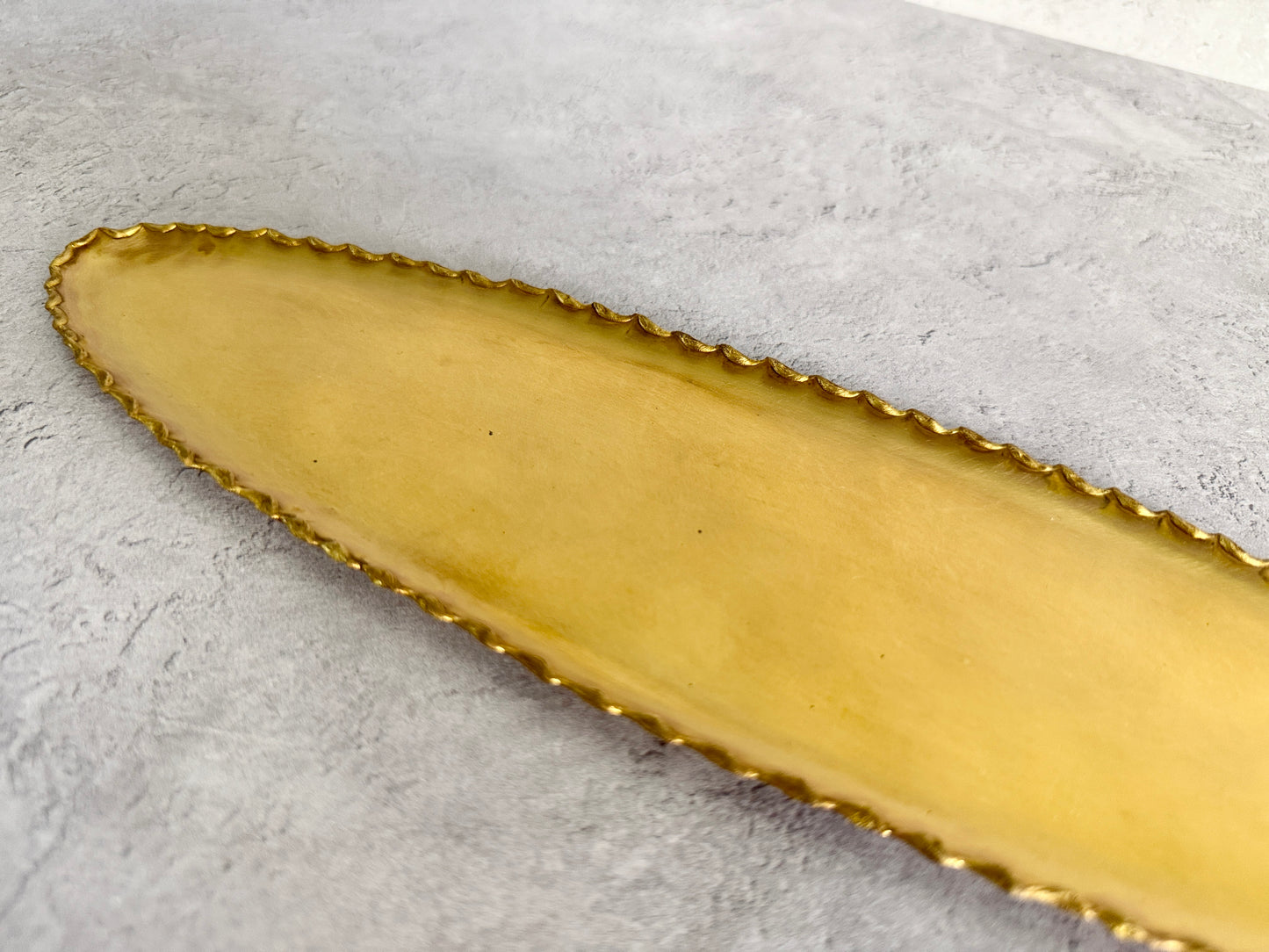 Nagako Fujita (藤田永子) Handmade Brass Oval Plate