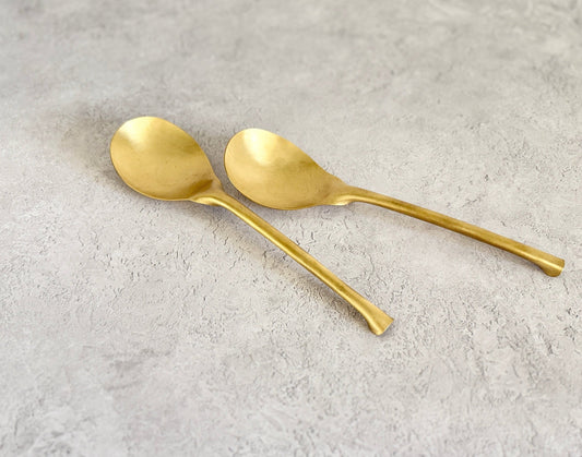 Nagako Fujita (藤田永子) Handmade Brass Serving Spoon