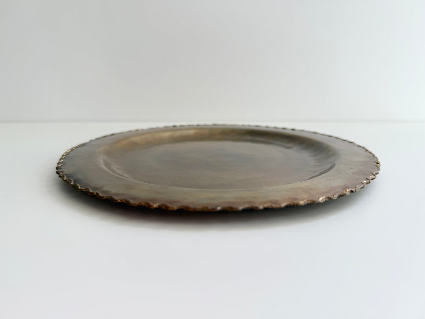 Nagako Fujita (藤田永子) Handmade Brass Dessert Plate