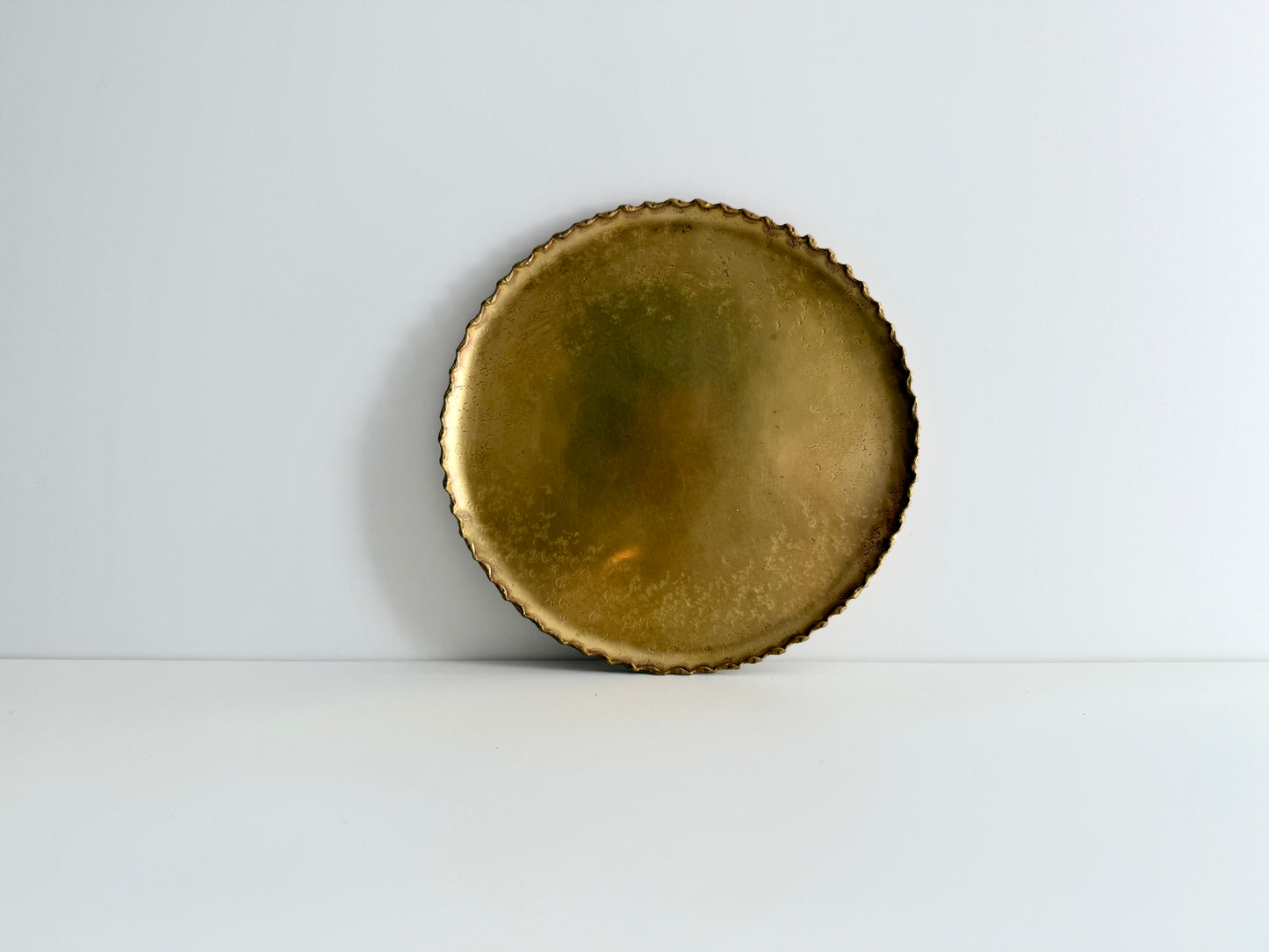 Nagako Fujita (藤田永子) Artisanal Brass Deseigned Plate