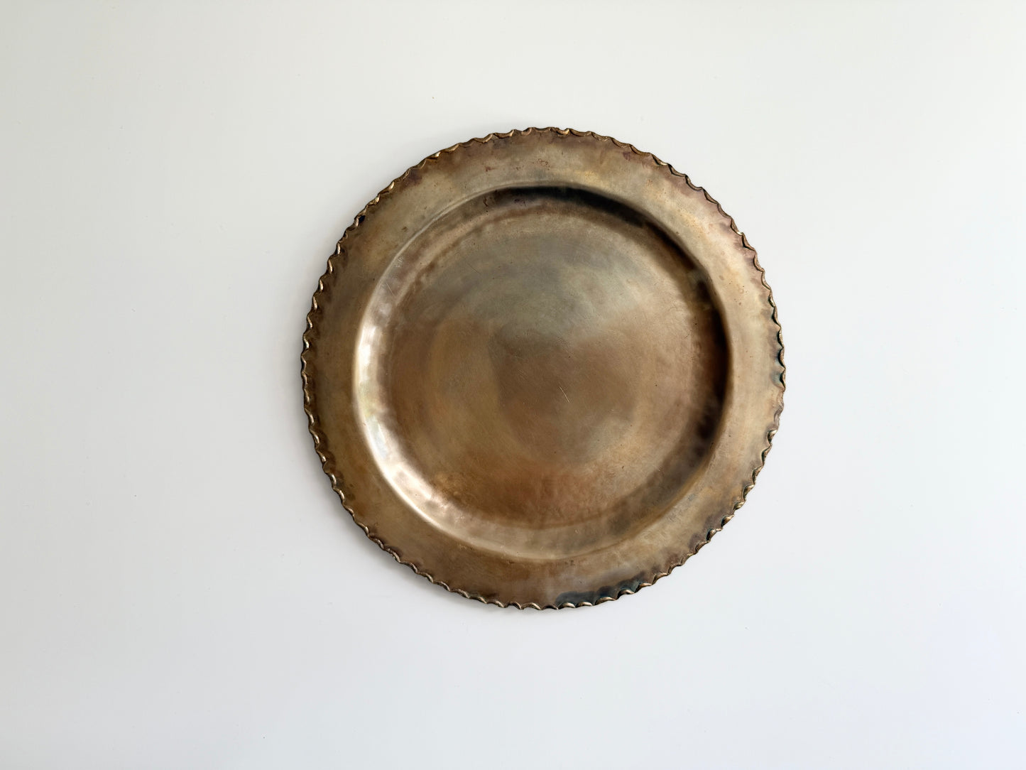 Nagako Fujita (藤田永子) Handmade Brass Dessert Plate