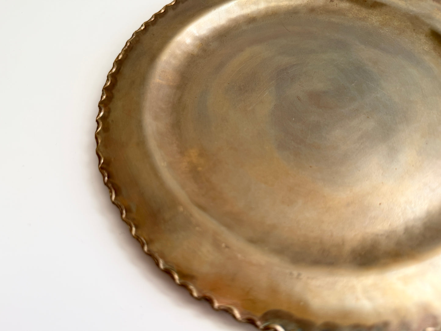 Nagako Fujita (藤田永子) Handmade Brass Dessert Plate